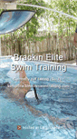 Mobile Screenshot of brackineliteswimtraining.com